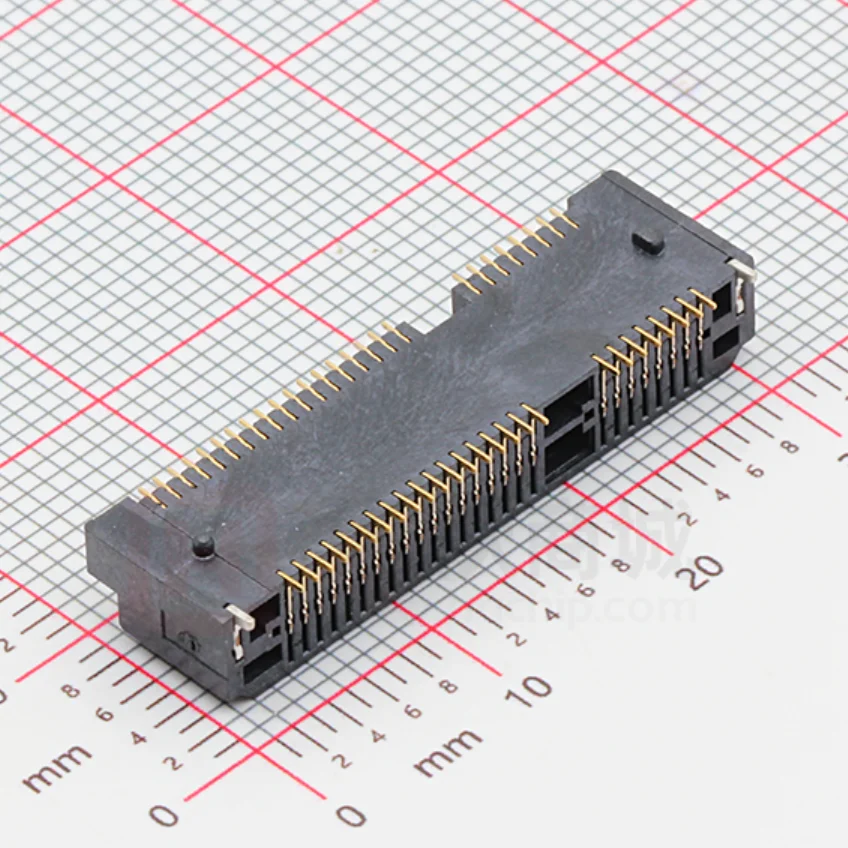 10PCS original PCIE connector 40H 52H 56H 7H 8H 9H PCIE-52P52H 52P 36P SMD,P=0.8mm Lying sticker (H 5.2mm 5.6mm 4mm 7mm 8mm 9mm)