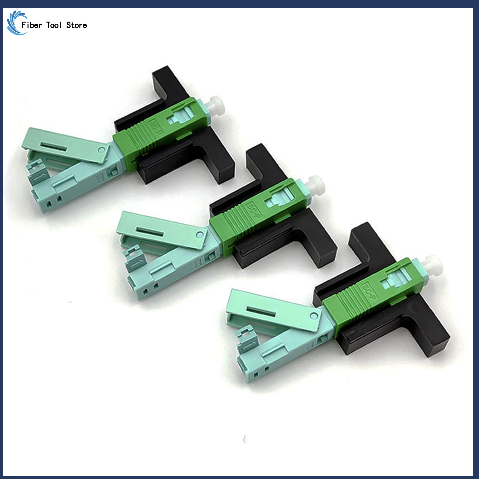 

100pcs 53mm APC/UPC Fiber Optic Quick Connector SM Optics Cold Connector FTTH High Quality Fiber Optic Fast Connector