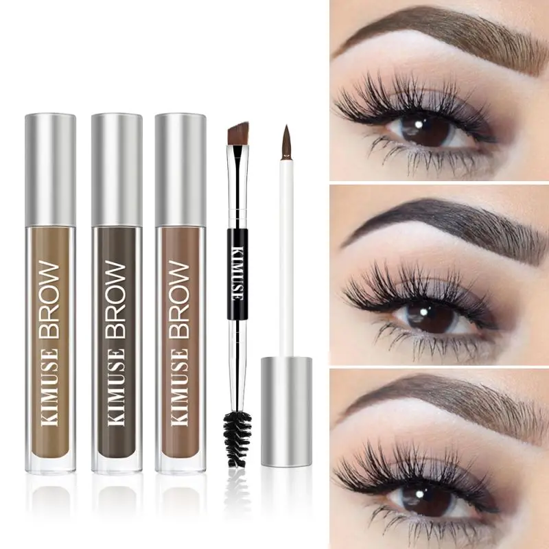 Eyebrow Enhancers Waterproof Eyebrow Cream Makeup Eye Brow Gel Coffee Black Brown Paint Tint Mascaras Kit Sobrancelha Maquiagem