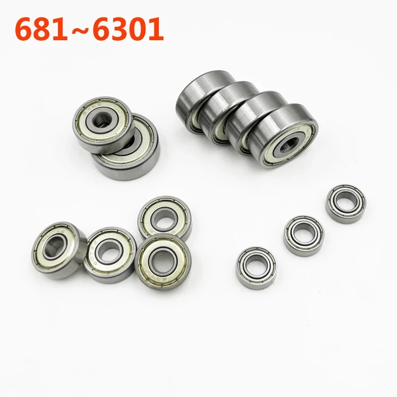 Miniature Min Ball  Bearing High-speed Toy Motor Model Small Bearings 603 604 605 606 607 608 609 623 624 625 626 627 628 ZZ MR