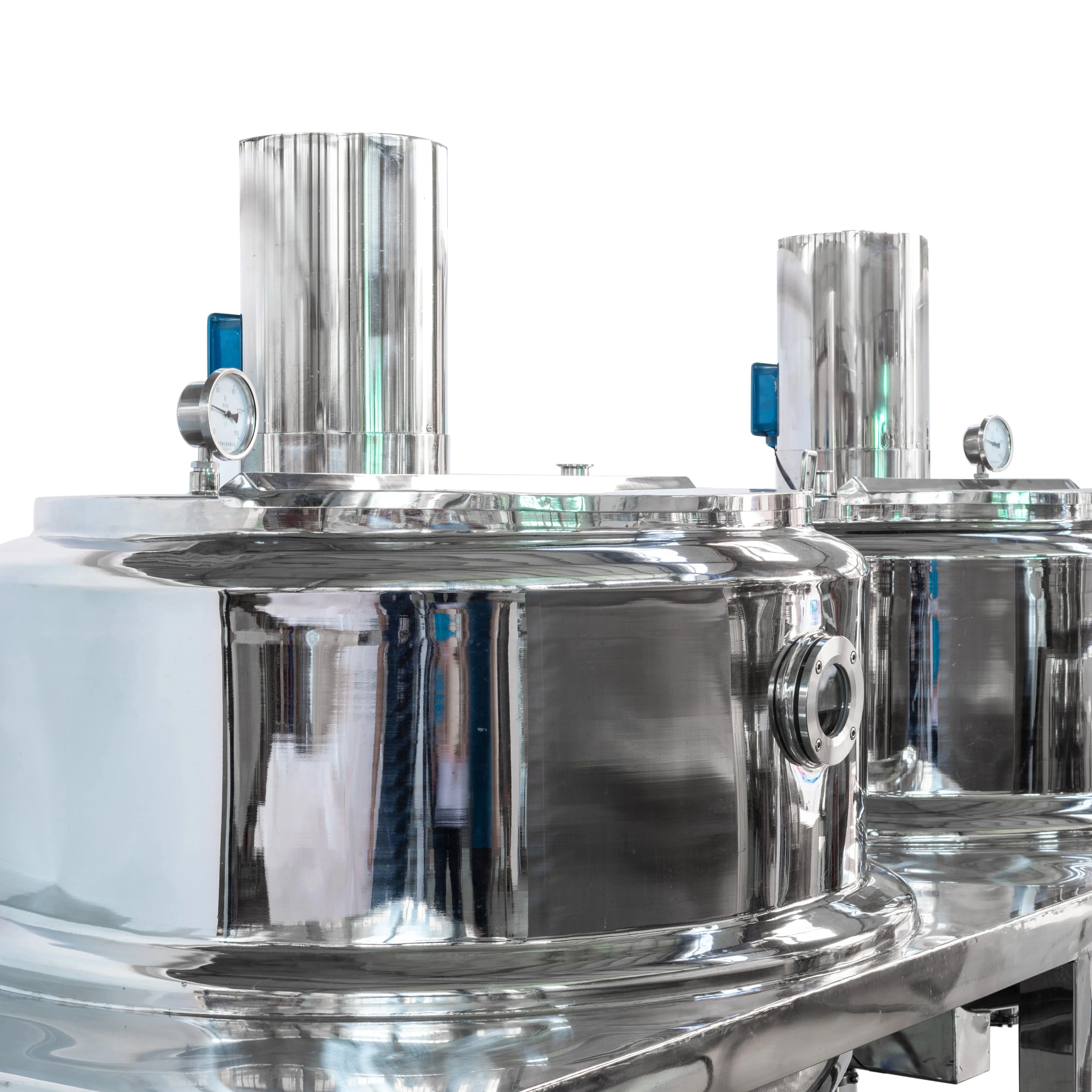 150L High Shear and Efficiency Vacuum Homogenizing Blender for Dairy, Beverage, Fruit Juice and Food Industries