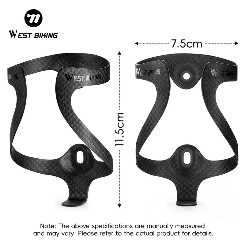 

Клетка для велосипедной бутылки с водой WEST BIKING, держатель для бутылки с водой из углеродного волокна, ультра легкая клетка для бутылки с водой, аксессуары для шоссейного велосипеда MTB