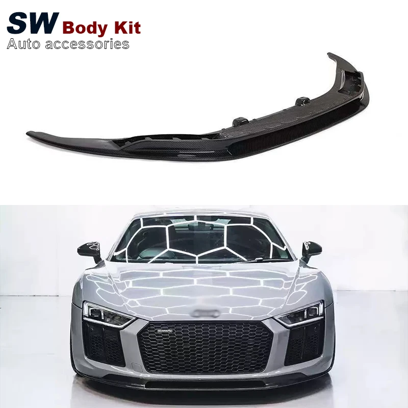 

Carbon Fiber Vorsteiner Style R8 Front Lip For Audi R8 V8 V10 Upgrade Front Bumper Splitter Performance Kit