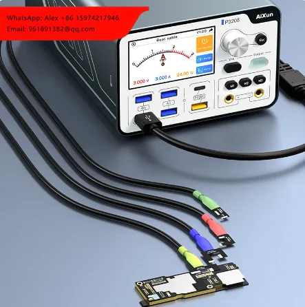 

AiXun P3208 320W Smart Regulated Power Supply 32V/8A One-Button Booting Motherboard Detection Battery Repair For IPhone 6 To16PM