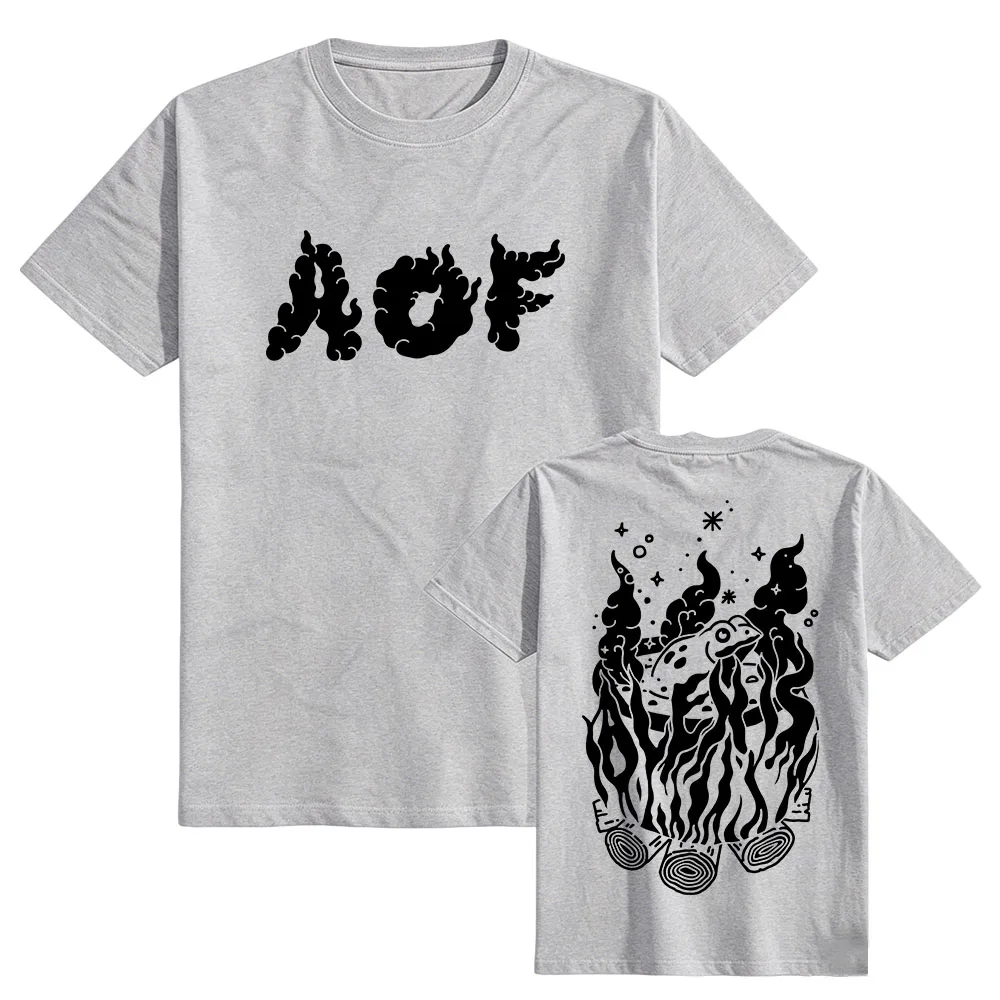 Alexisonfire DRUNKS AOF T-Shirt, Sommer, kurzärmelig, aus Baumwolle, lässig, Unisex, Streetwear, Hip-Hop, mit grafischem Aufdruck, Merchandise, für Damen und Herren. – Detail 8
