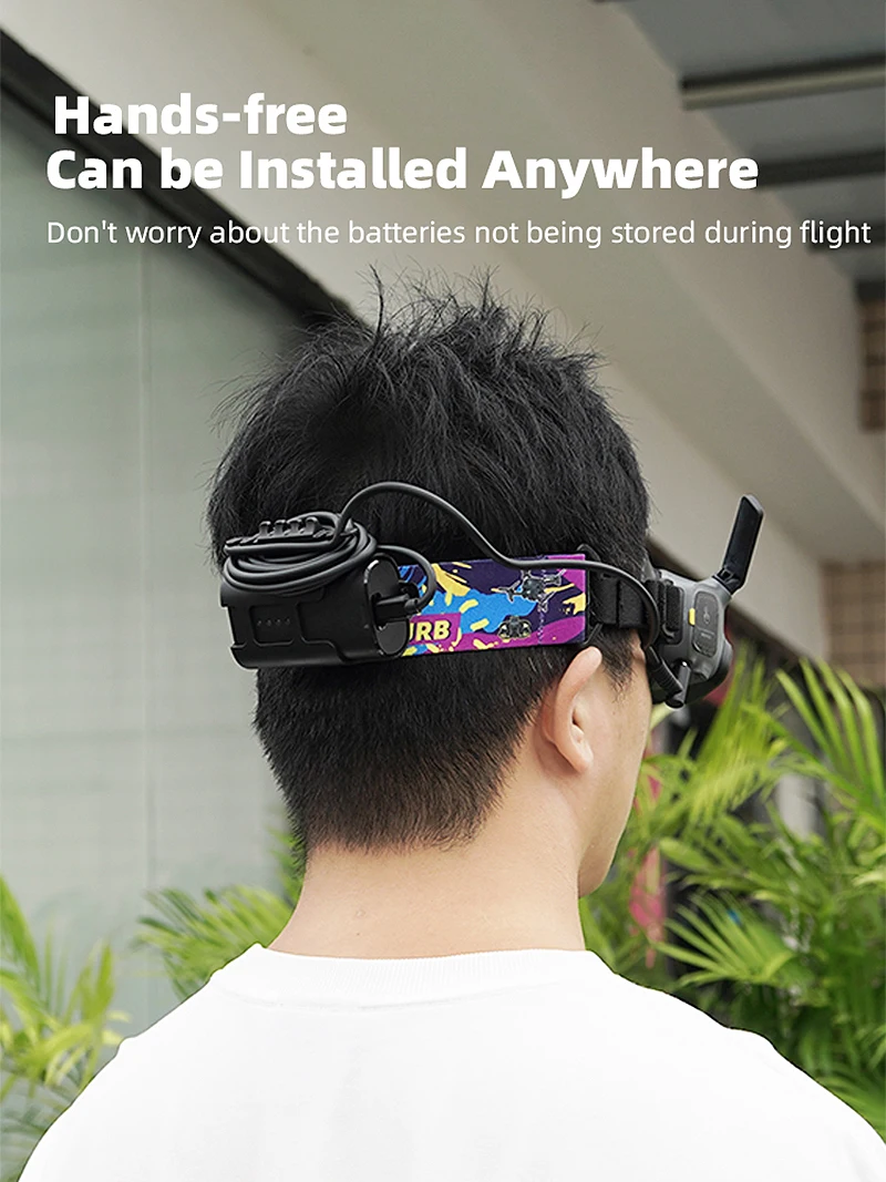 Almofada de olho para dji avata óculos 2 ajustável cabeça cinta banda silicone capa protetora rosto placa substituição drone acessórios