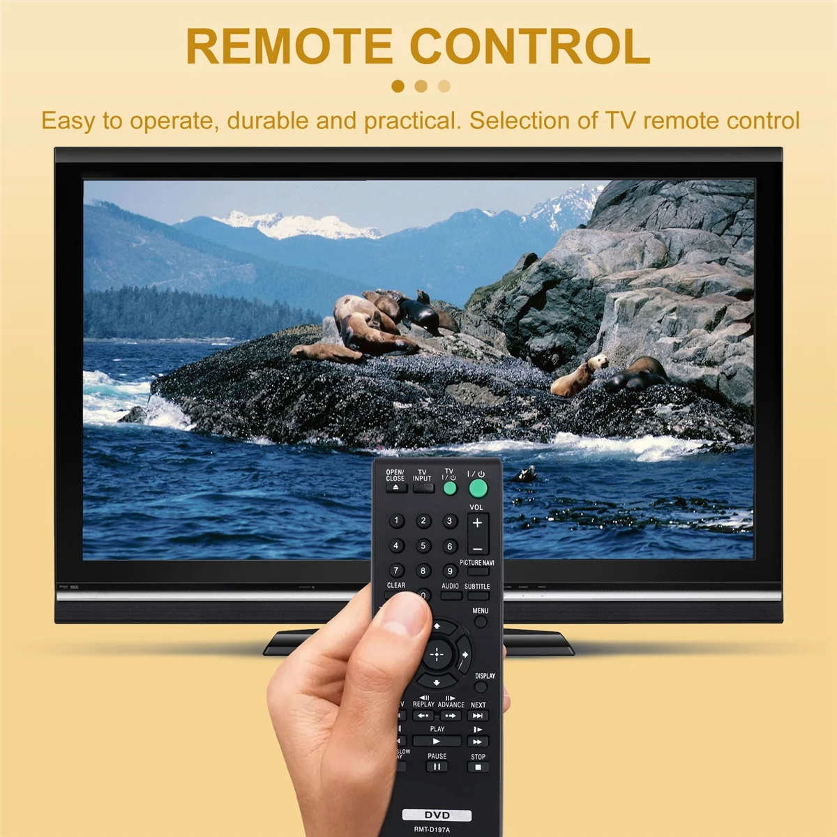 

Умный пульт дистанционного управления ABAN-D197A для DVD-Sr210-Sr210P-Sr510H-Sr510
