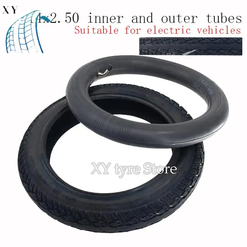 

14x2.50 64-254 inner and outer tires for electric bicycles Electric Bicycle rubber high quality Electric BIke 14 inches E-bike