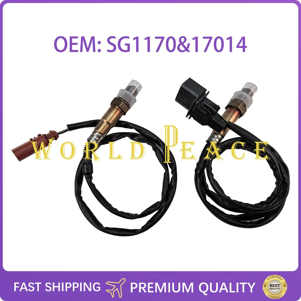 

1 пара новых датчиков кислорода вверх и вниз SG1170 + 17014 O2 для Audi TT VW Beetle Golf Jetta Высокое качество