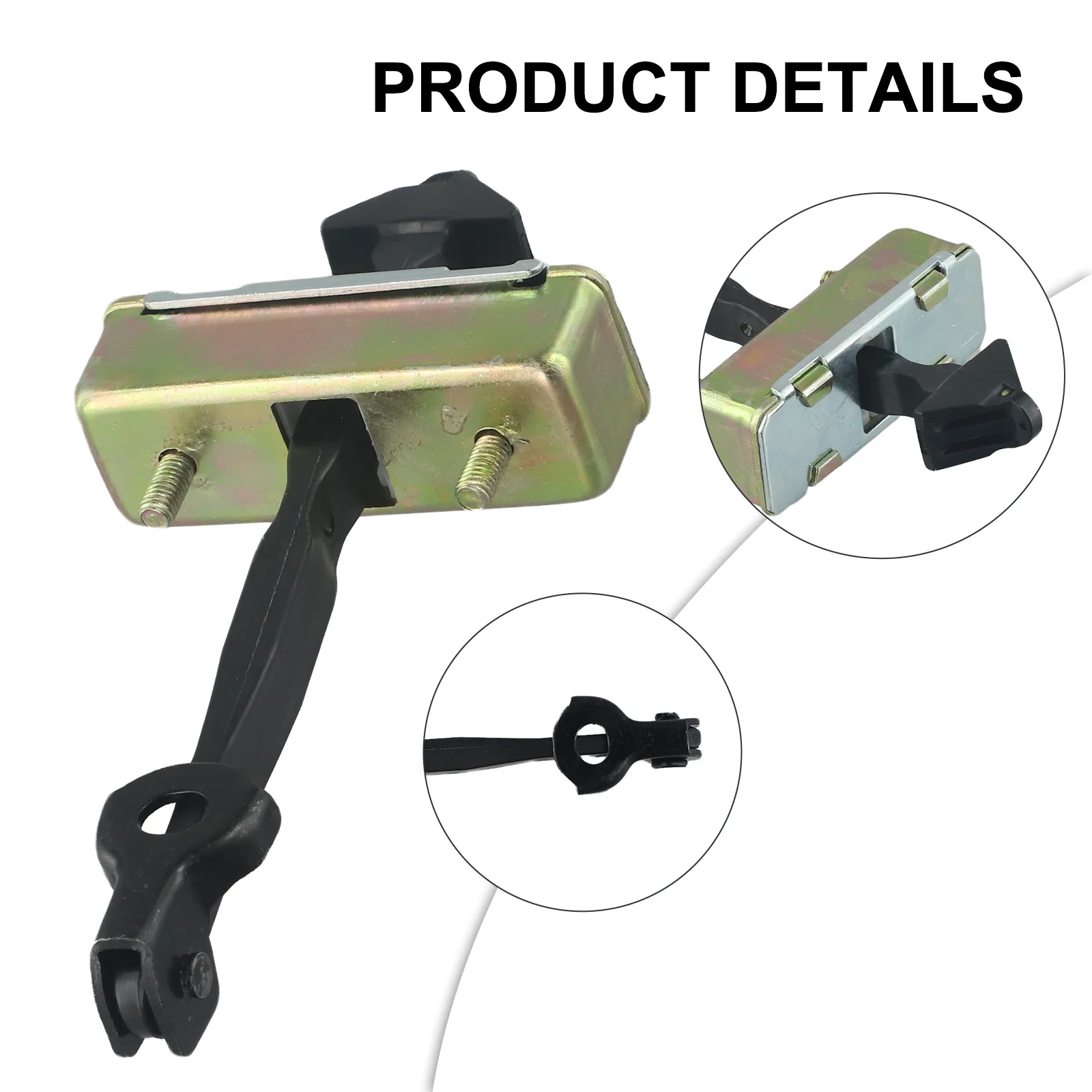 

Metal Front Door Check Stop Hinge Strap for Mazda For CX5 2013 2015 OEM Part KR1158270 Quick and Simple Replacement