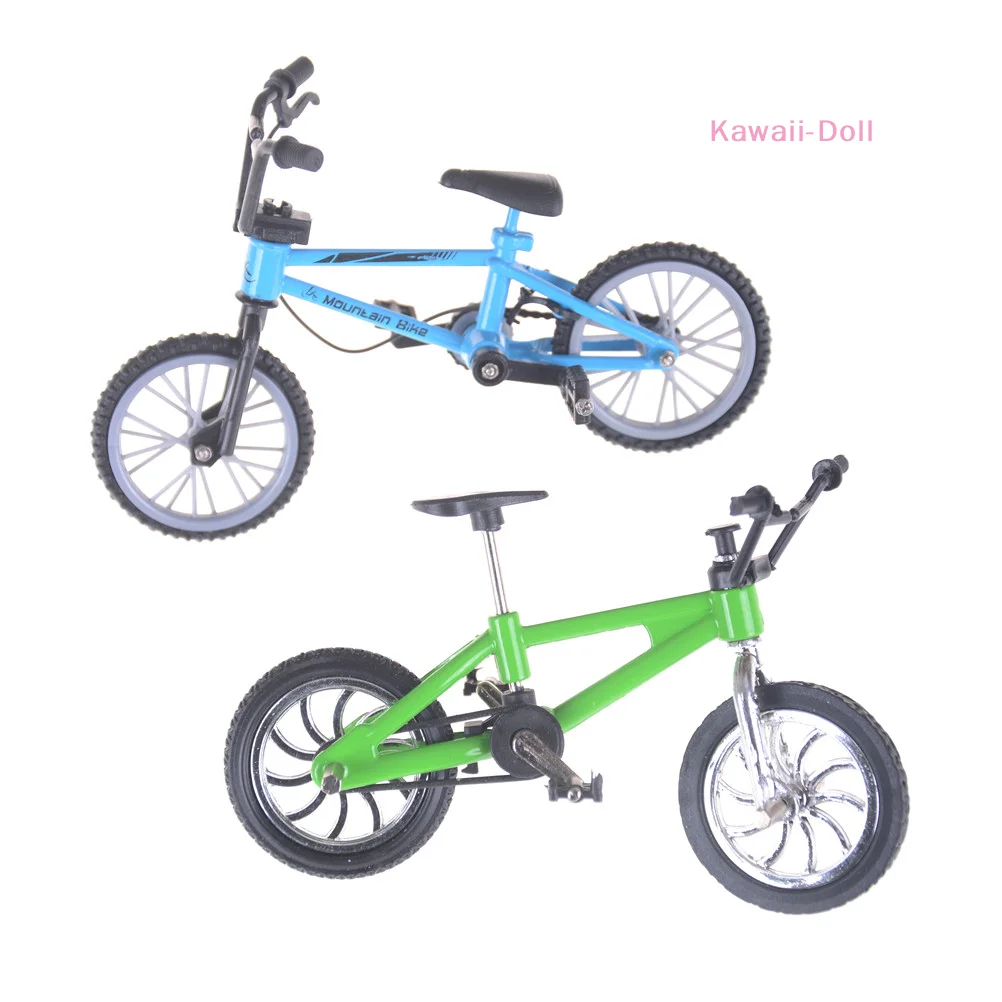 [DO]1Pcs Simulated Plastic Mini Finger BMX Bicycle Flick Trix Finger Bikes Toys Novelty Gag Toys Gifts[DO]
