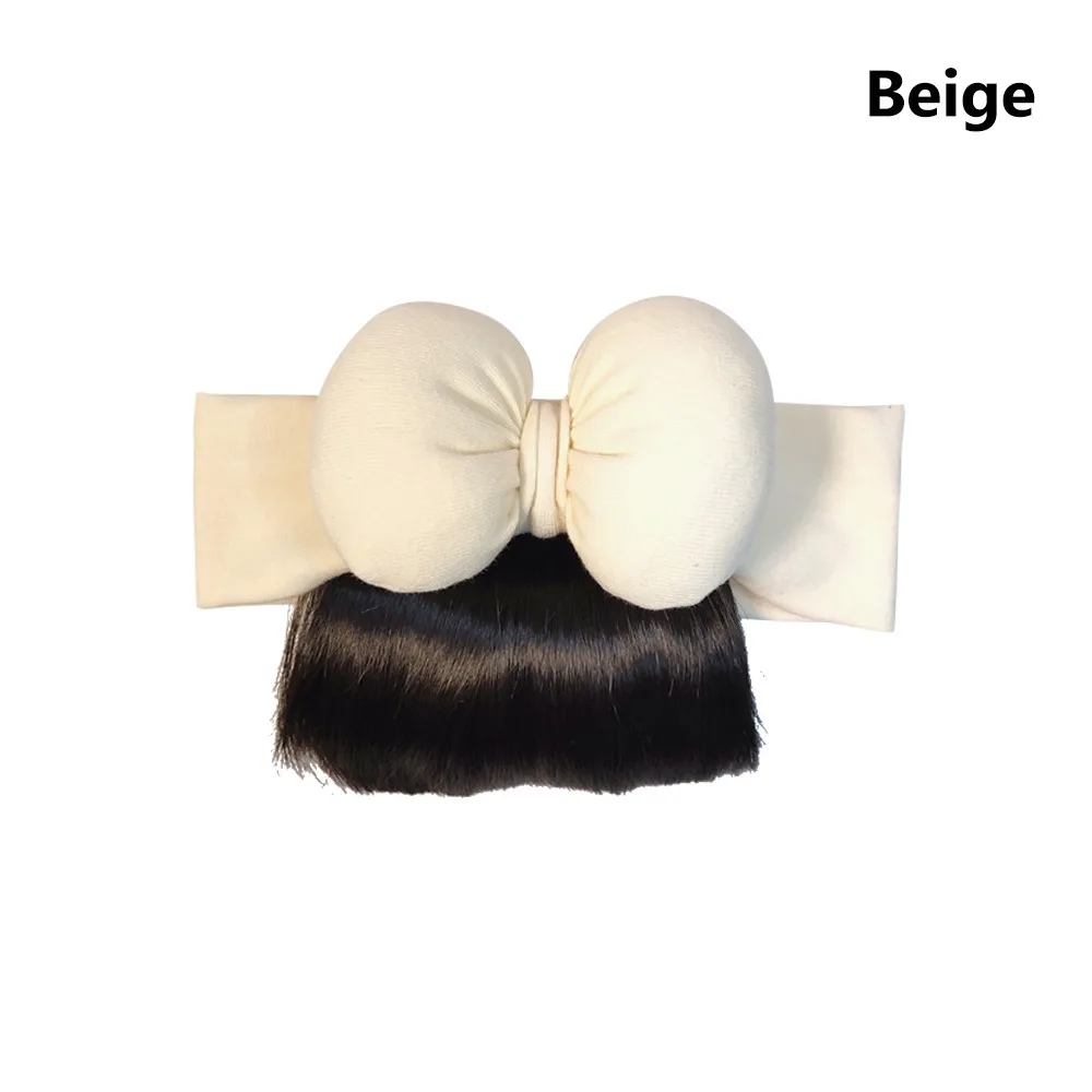 

Fashionable Bowknot Baby Wig Hat Princess Hair Accessories Soft and Comfortable Bangs Wigs Hairbands Hairpiece Headwear Newborns