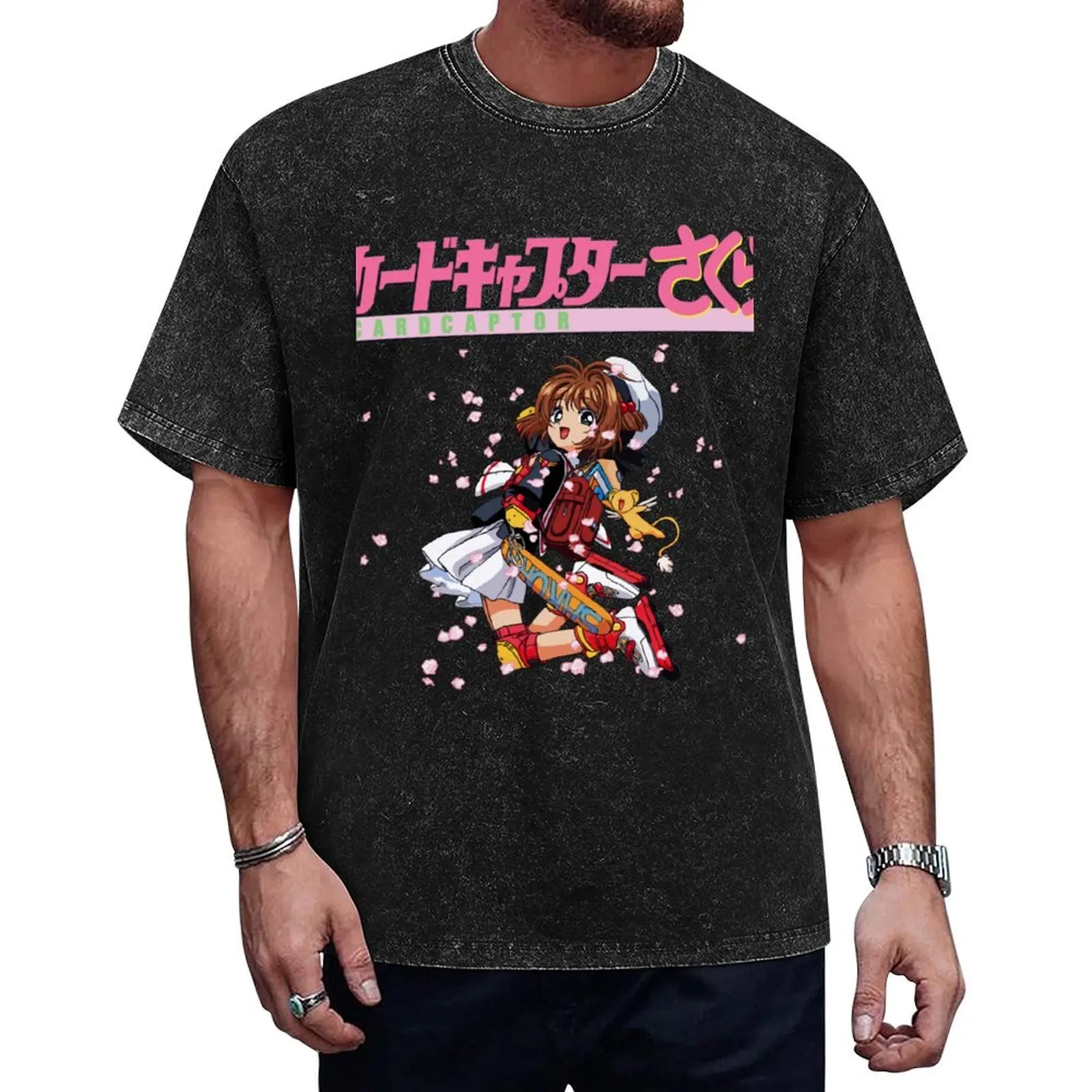 

Cardcaptor Sakura Roller Skates T-Shirt Short sleeve tee sublime luxury clothes men