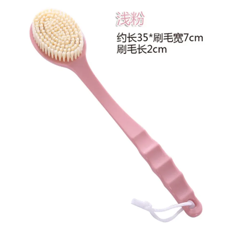 Bath Brush Massage Long Handle Wash Shower Body Washcloth Scrubber Body Scrub Gadget Bathroom Accessories Bath Back Scrubber