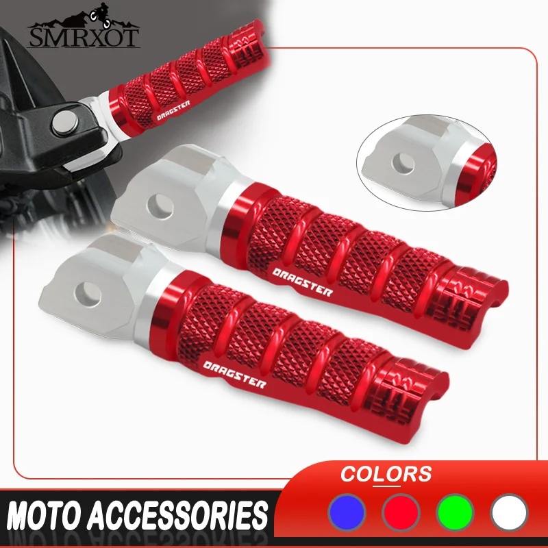 

Motorcycle Accessories Rear Passenger Foot Pegs Anti-slip FootPegs Foot Rests Footrests For DRAGSTER dragster 2014 2015 2016