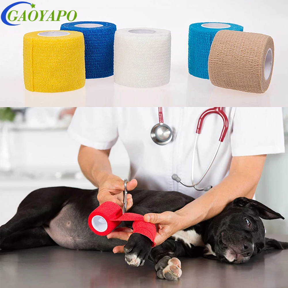 1Pcs 4.5cm Sport Tape Waterproof Athletic logy Elastic Bandage Self Adhesive Wrap Knee Muscle Sports Tape for Wrist,Ankle Sprain