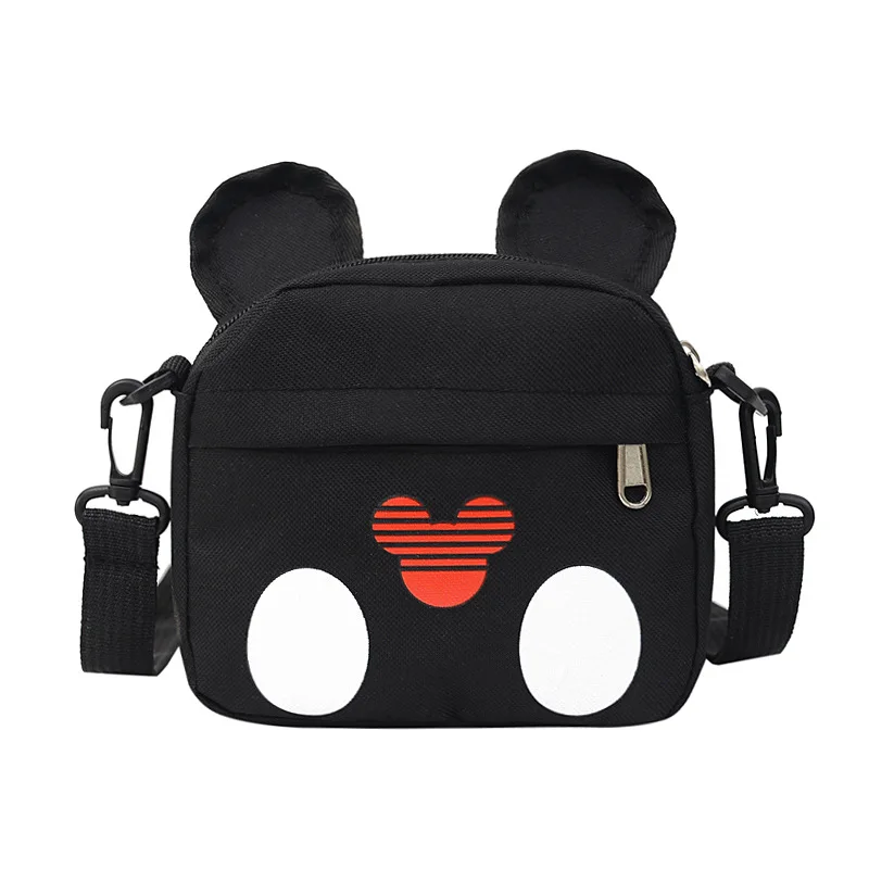 Disney  New Fashion Mickey Cartoon Single Shoulder Crossbody Bag for Boys and Girls Cute Girls Coin Crossbody Bag