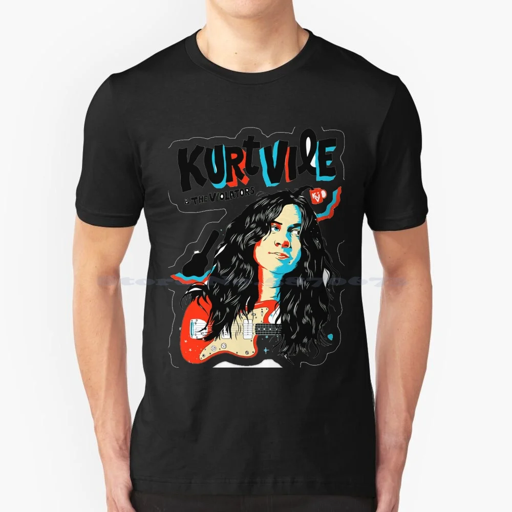 Kurt Vile T Shirt 100% Cotton Tee Kurt Vile Band Kurt Ville Pretty Pimpin Court And Kurt Kurt Vile Live Kurt Vile 2017 Kurt