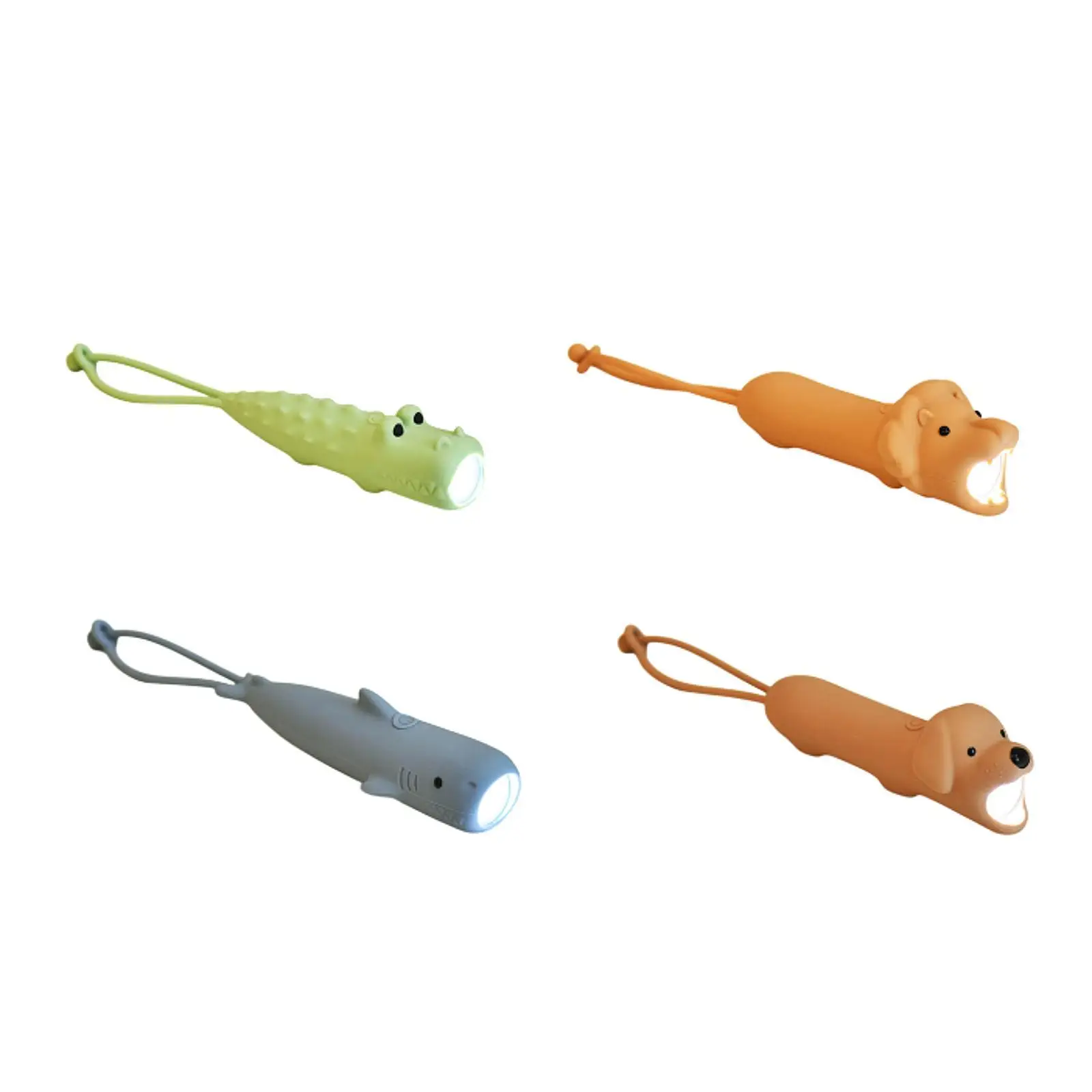 Cute LED Flashlight Mini Flash Light Rechargeable Multifunctional Small