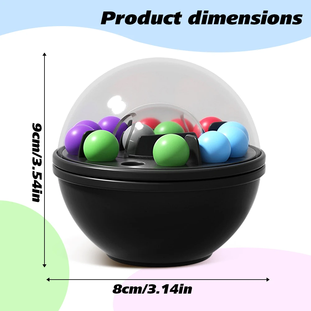 Rotierendes Puzzle-Ball-Gehirn-Teaser-Spielzeug mit Haken zum Aufhängen – interaktives Lernspiel, räumliches Bewusstsein, logisches Denken