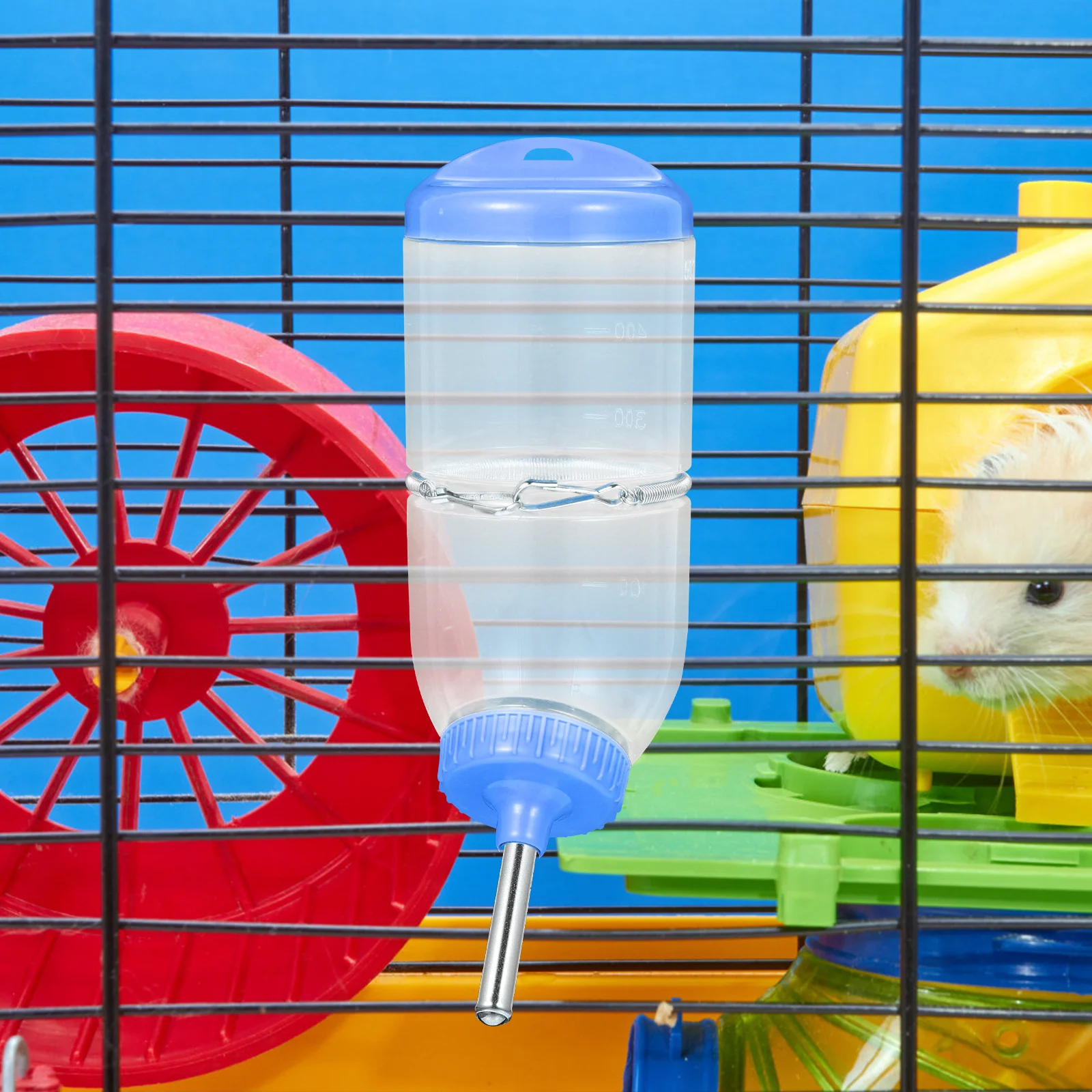 

Transparent Wear-Resistant Hamster Waterer Easy Install Convenient Chinchilla Bottle Leak-Proof Pet Supply Hamster Waterer