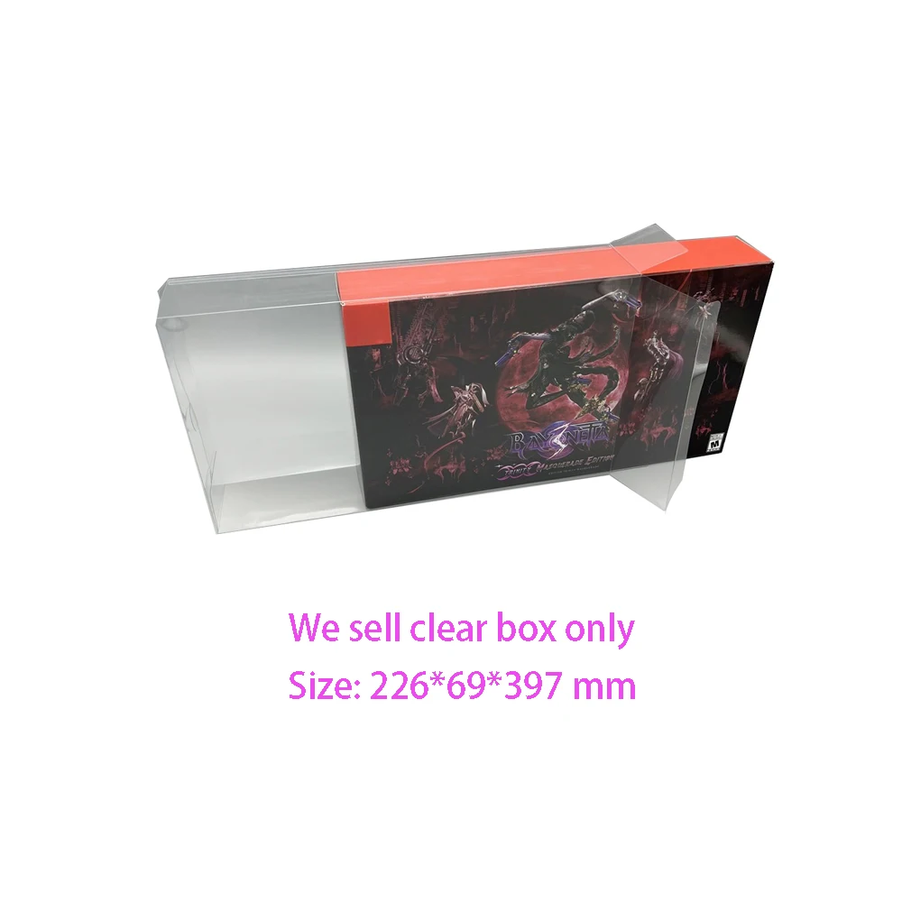 Transparent PET protective cover For Switch NS Bayonetta 3 USA game limited edition game storage display box Collection case