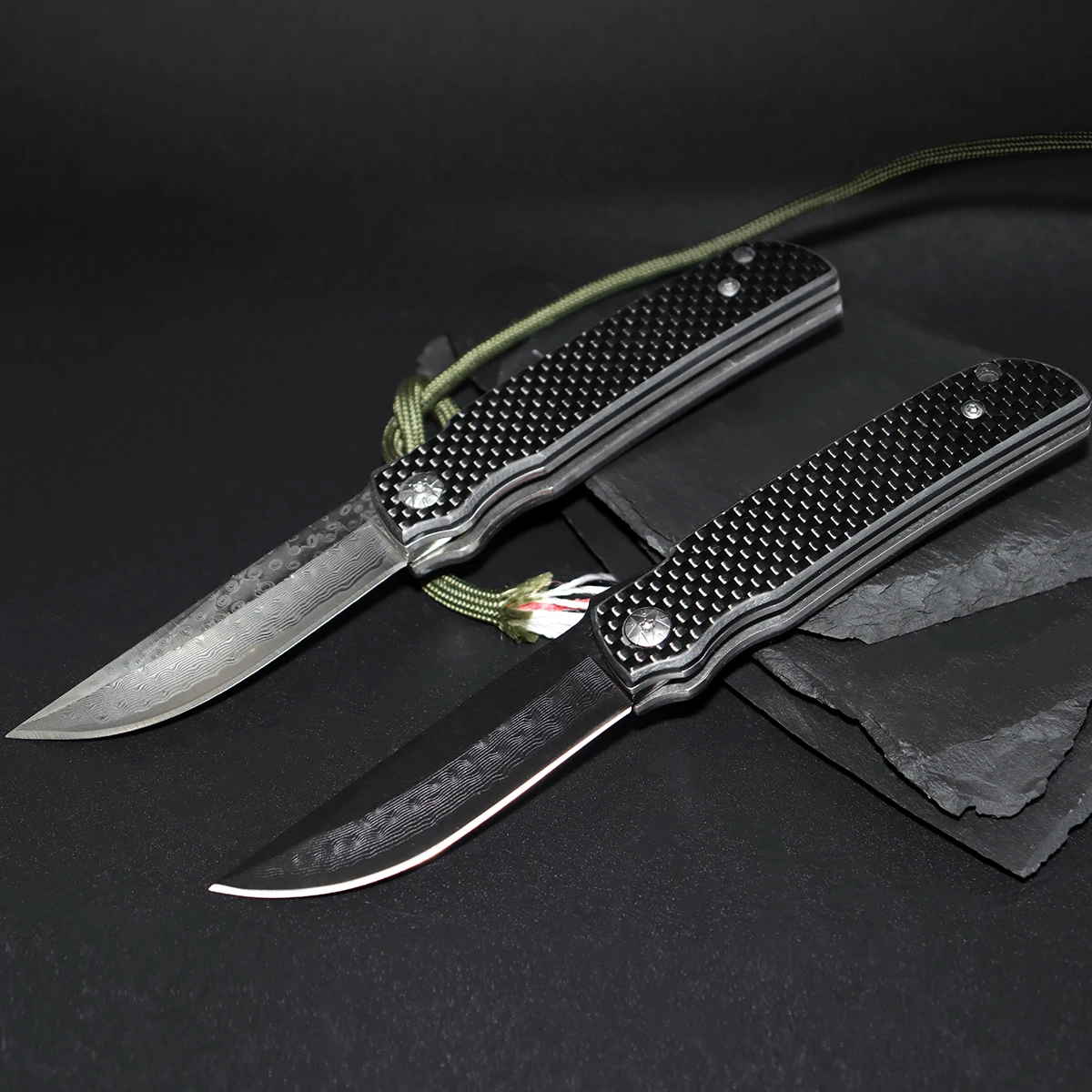 

Кемпинговый нож EDC: лезвие из дамасской стали с углеродистой пайкой. Легкая гладкая ручка с кобурой. Основы для походов, приключений, спасения, кемпинга — идеальный подарок ко Дню отца, дня рождения, Рождества.