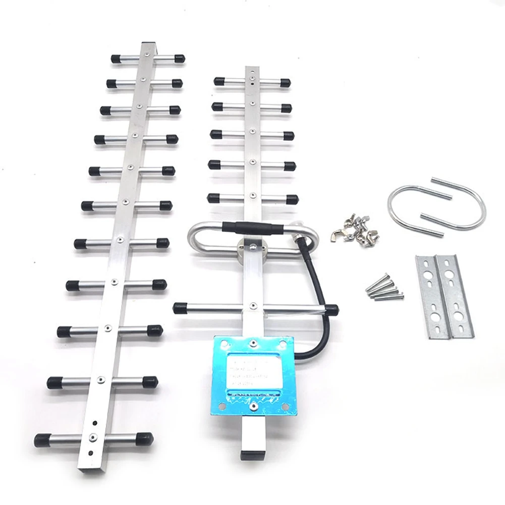 هوائي 20DBi 2G/3G/4G LTE Yagi هوائي 800-2700MHz N أنثى هوائي خارجي خارجي لمكرر إشارة الهاتف المحمول الداعم