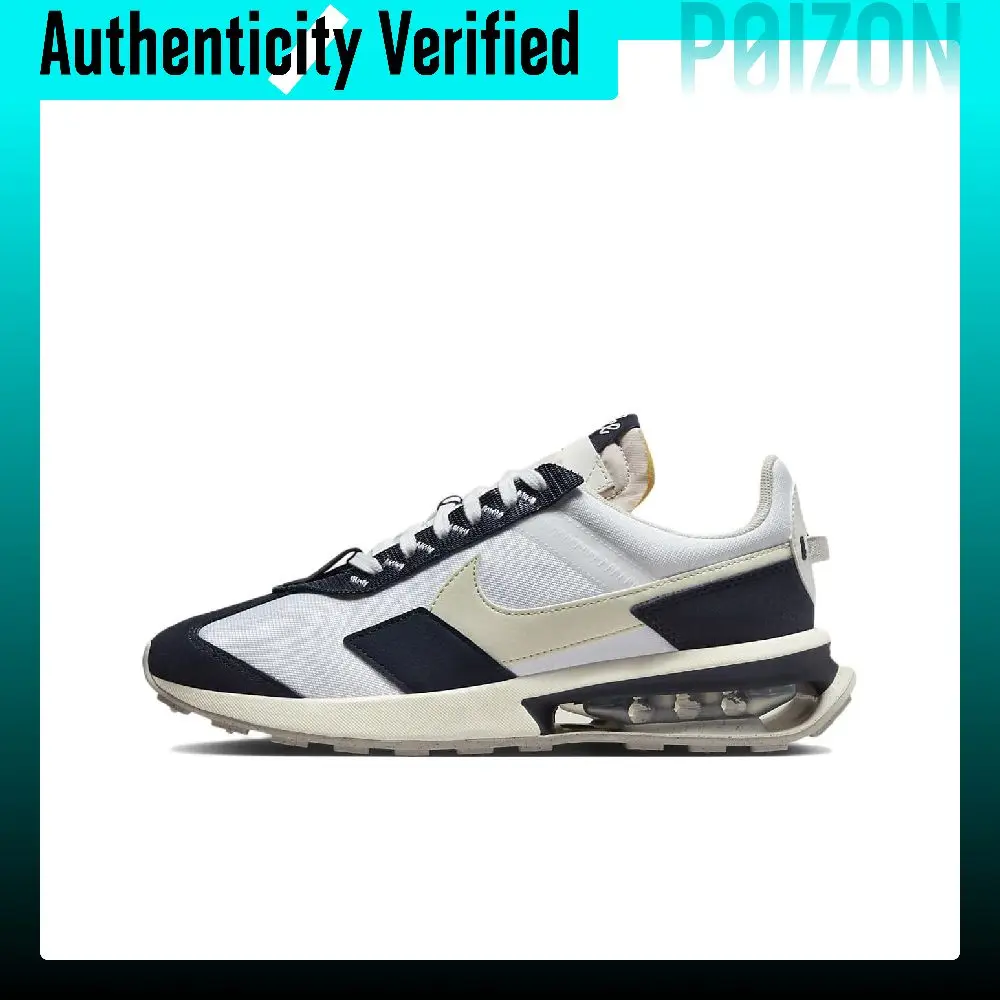Nike Air Max Pre Day Fabric Cushioning, Wear Resistant Low top Casual Shoes Men's Black White DQ4068-100