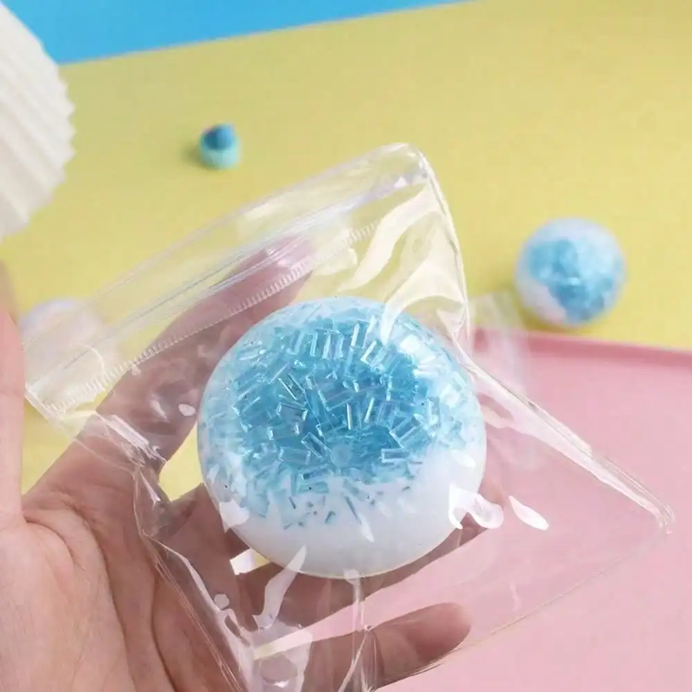 

Tongleye Cream Ice Bar Handmade Squishy Ball, Shredded Ice Texture Slow Rebound Moldable Squeeze Toy, Creative Stress Relief Decompression Fidget Ornament For Teens & Adultssuisuibing