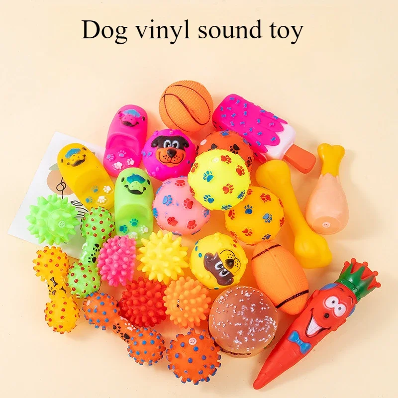 

Pet Vinyl Anti Bite Simulation Burger Leg Dog Voice Toy Small Medium Dog Teeth Grinding Cleaning Training Supplies