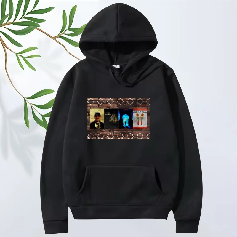 

Dellafuente Albums posters graphic hoodie 2025 new men women vintage Long sleeve Sweatshirt with print oversized hoodie unisex