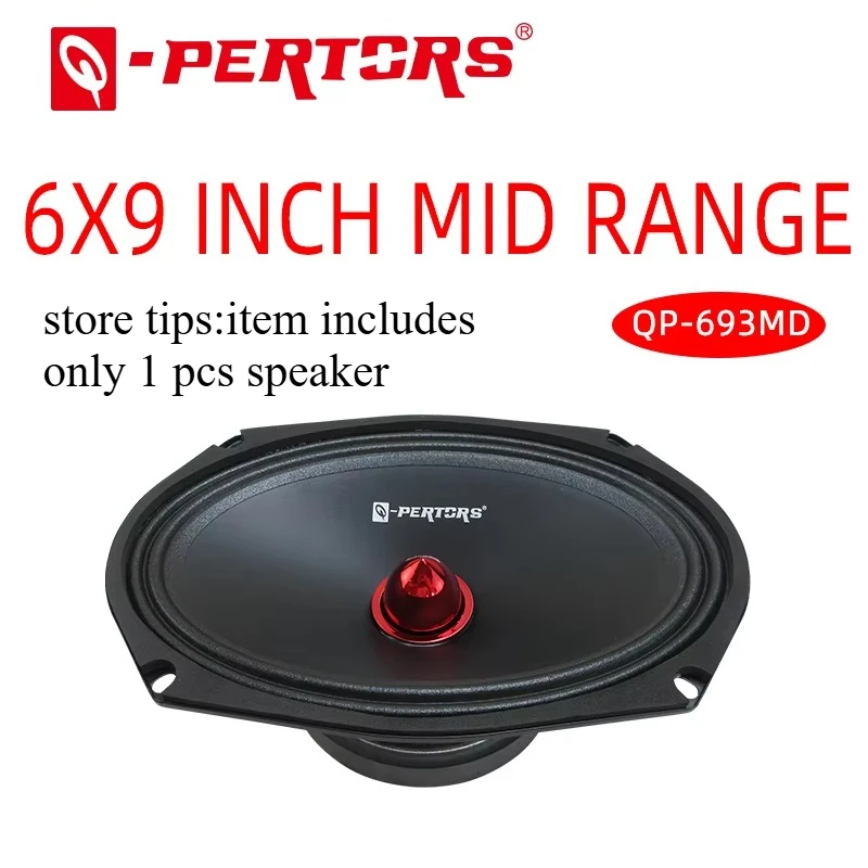 Factory direct Paper cone 120mm-Ferrite magnet 6x9 Inch 4ohm 100Hz-5KHz 95DB Car Audio Midrange speaker RMS 350W MAX 1200W(1pcs)