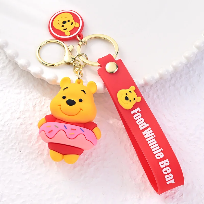 Disney cartoon Winnie bear   Key Chain Key chain cute doll car key chain pendant gift