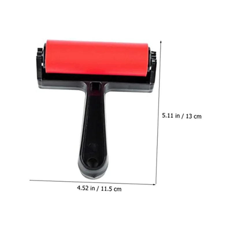 10 Pieces Print Roller Hard Rubber Applicator DIY Process Brush Hand Rubber Roller