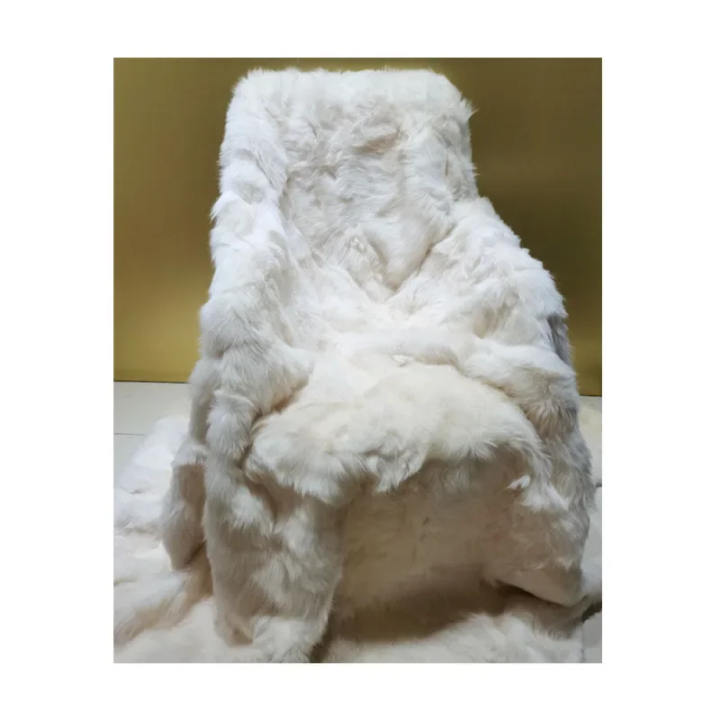 Custom Eco-friendly Sheepskin Toscana Fluffy Fleece Living Room Large Rug Warm Lamb Skin Baby Sheep Skin Long Hair Throw Blanket
