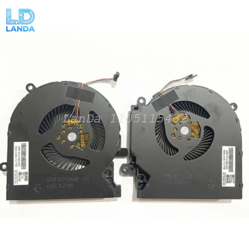 

Новый вентилятор охлаждения процессора и графического процессора 5 В 12 В для HP OMEN 15-EK 15-EN TPN-Q236 TPN-Q238 M04215-001 M04216-001 ND8CC02- 19j22 19j23