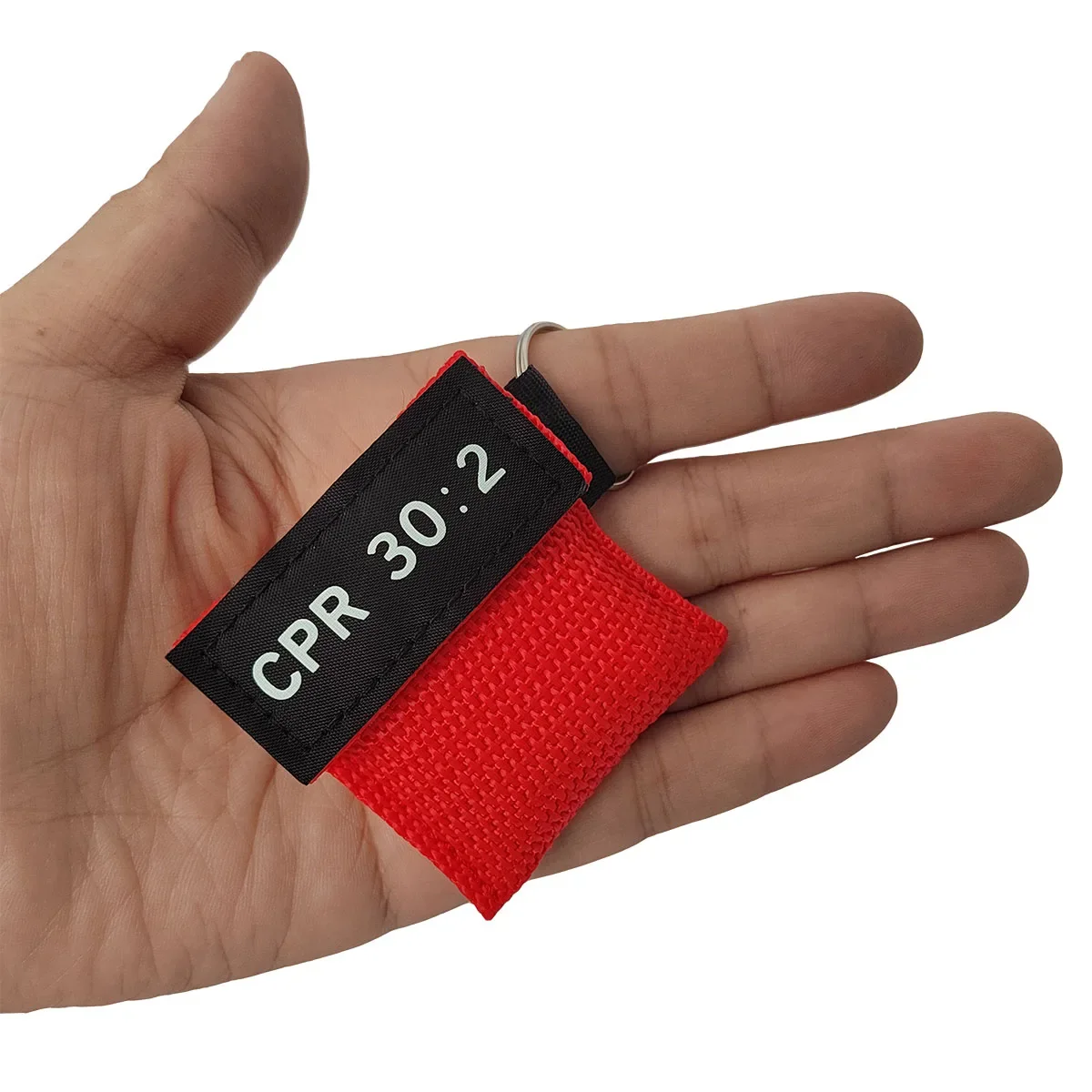 10pcs/lot  30:2 Face Mask Press Breath Save New Cpr Face Shield With Keychain Portable For First Aid Rescue