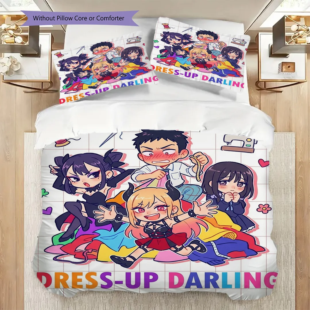 My Dress-Up Darling Design Duvet Cover Set & Printed Pillowcase Daily Use Bedroom Bedding-kwq441