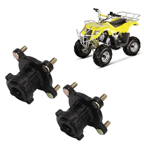 2ชิ้น4แกนกระทะล้อดิสก์เบรกหน้าอัลลอยด์เหล็กสำหรับ110cc 125cc 150cc 200cc Kart ATV 4ล้อระบบเบรก4ล้อ