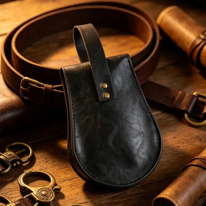 39BD Medieval Multi Functional PU Perfect For Renaissances Fair Attendees