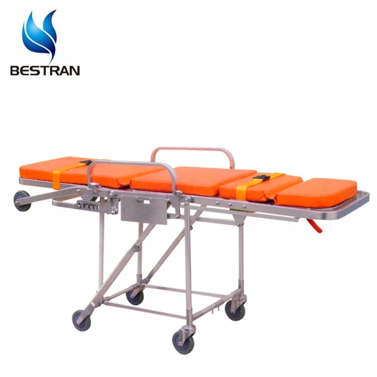 BT-TA006 Bestran Hospital First-aid Stretcher Aluminum Alloy Emergency Rescue Chair Stretcher for Ambulance