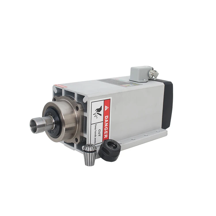 Numerical control router spindle 105 * 102 3.5kw 300Hz 18000 rpm air-cooled spindle motor