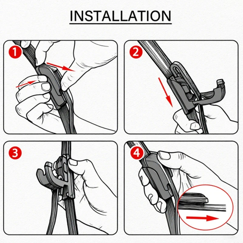 كسيمو ل أكورا CL 	 1997-2003 1998 1999 24 "+ 20" ممسحة السيارة U-نوع لينة المطاط العظم ممسحة HD هادئة دائم ممسحة السيارات #6