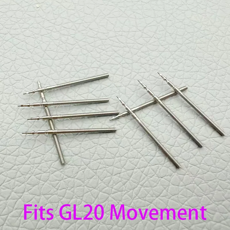 GL20 GL24 GL30 스틸 크라운 부품 크라운 시계 스틸 스템 키트 GL20 GL24 GL30 무브먼트 스템 시계 액세서리 무브먼트 부품