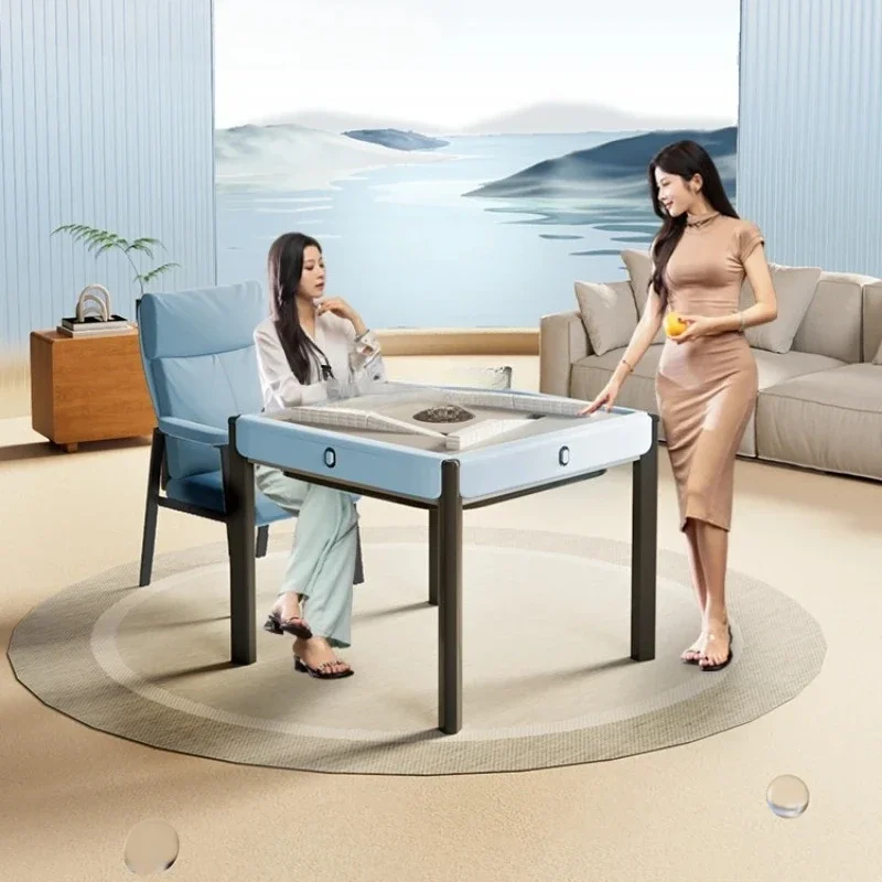 Bass whirlwind roller coaster automatic mahjong machine dining table heating mahjong table
