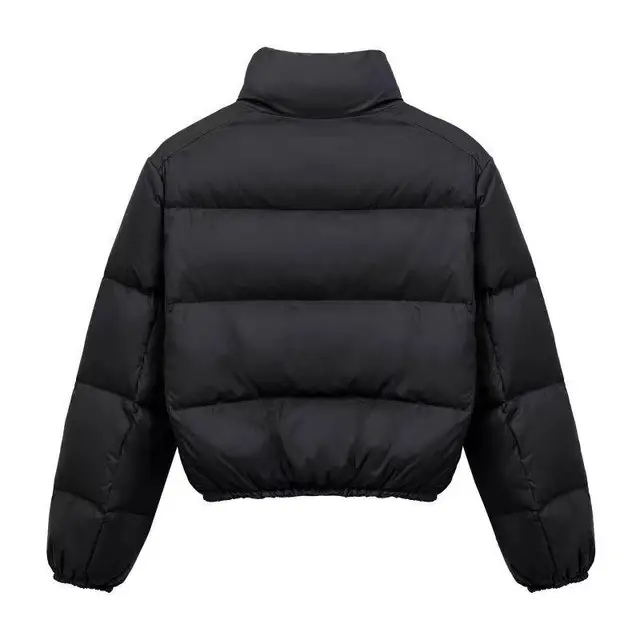 Winter Women's Casual Thi Cotton Padded Jaets Coats Street Sle Straight Cut Long Sve – view 5