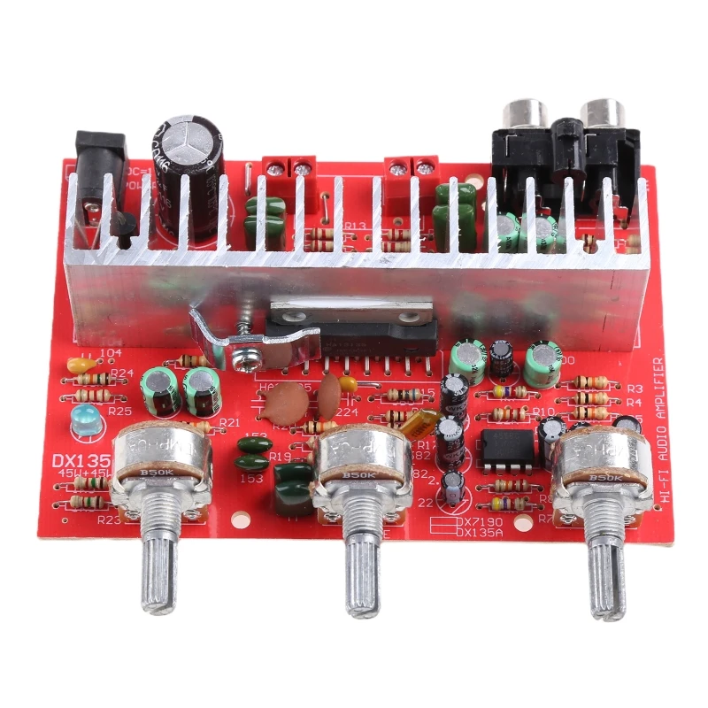 TDA 7377 40w Car DIY Stereo Amplifier Power Board With Silver Plating Button Adjustable Dual Channel