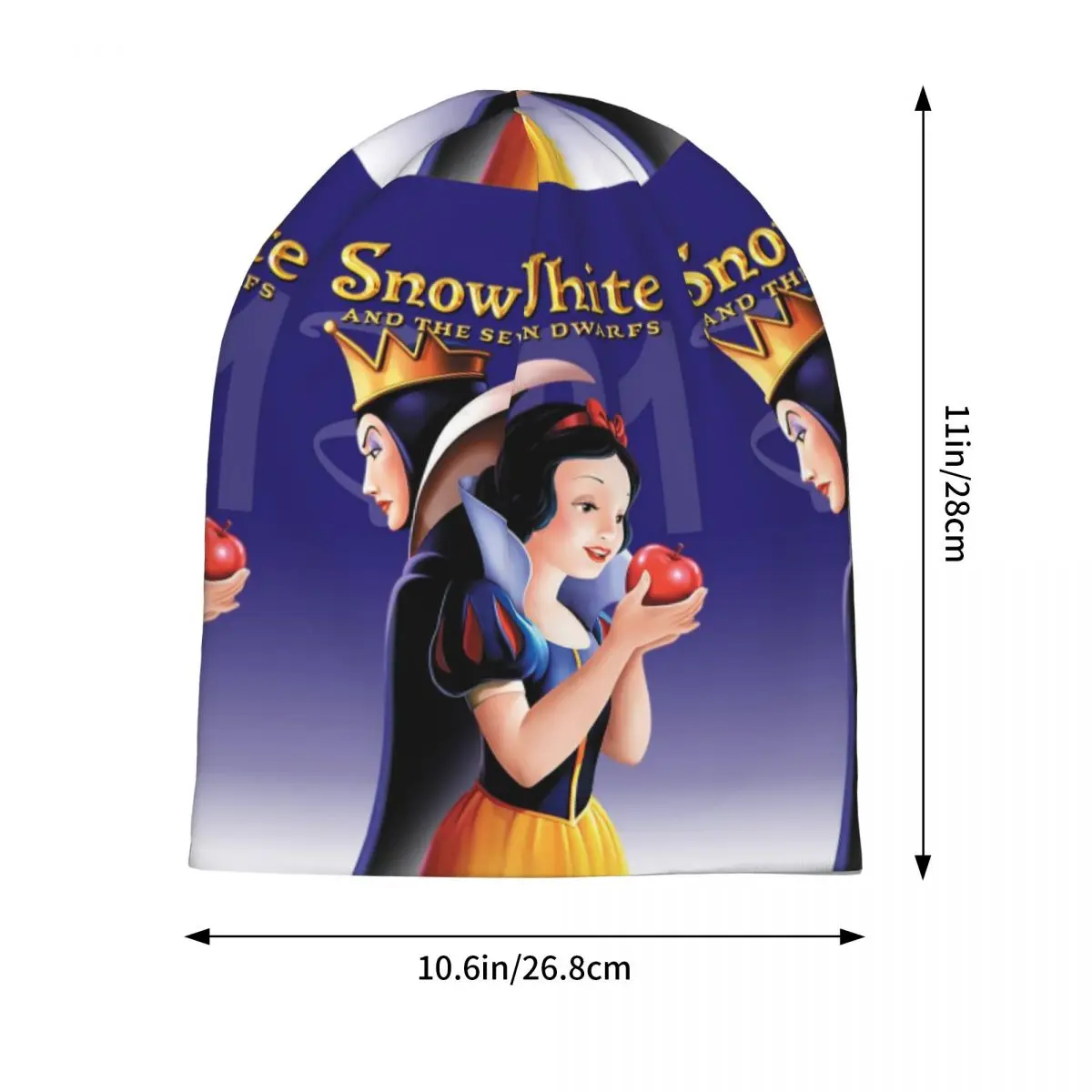 Snow White And The Seven Dwarfs Warm Knitted Cap Fashion Bonnet Hat Autumn Winter Outdoor Beanies Hats for Men Women Adult