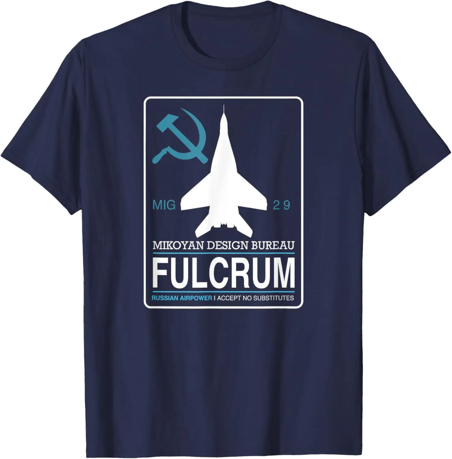 Mig-29 Fulcrum T-Shirt Short Sleeve Casual 100% Cotton Shift